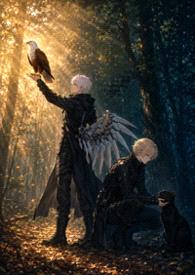 天空、晶石、光，交织的日子──猫与鸟封面